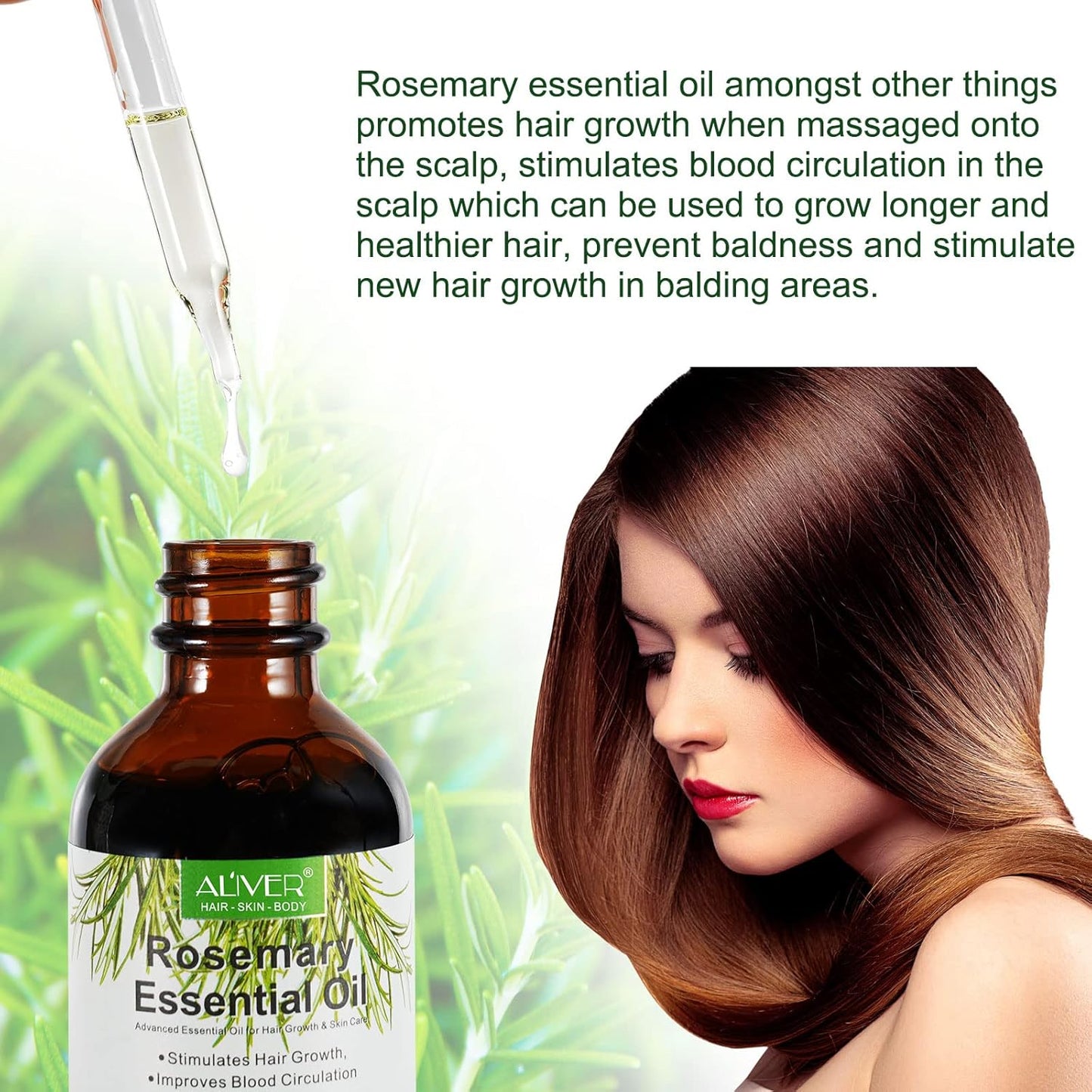 Rosemary Essential Oil for Hair and Skin Care